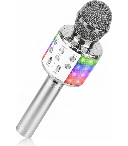 Amazon.com: ZZLWAN Bluetooth Karaoke Microphone Wireless: Portable